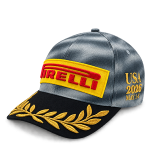 Boné De Beisebol Pirelli 2026 Miami Gp P1 Cinza-escuro