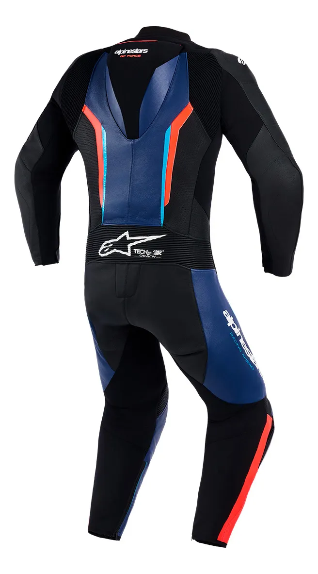 Macacão Alpinestars Gp Force V2 Azul Vermelho - Imagem 5