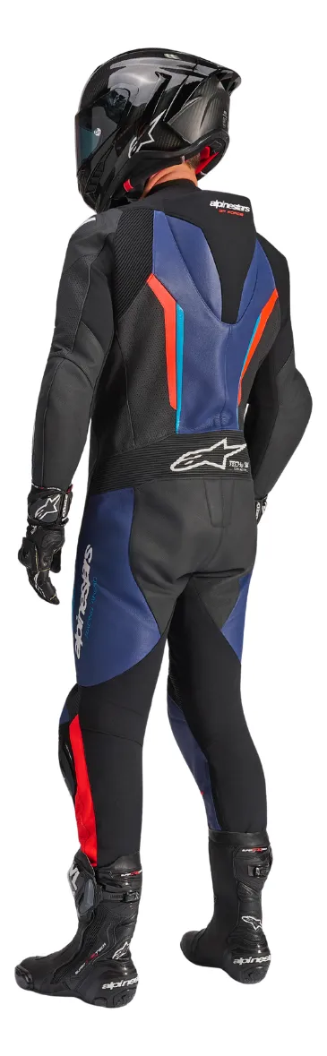 Macacão Alpinestars Gp Force V2 Azul Vermelho - Imagem 4