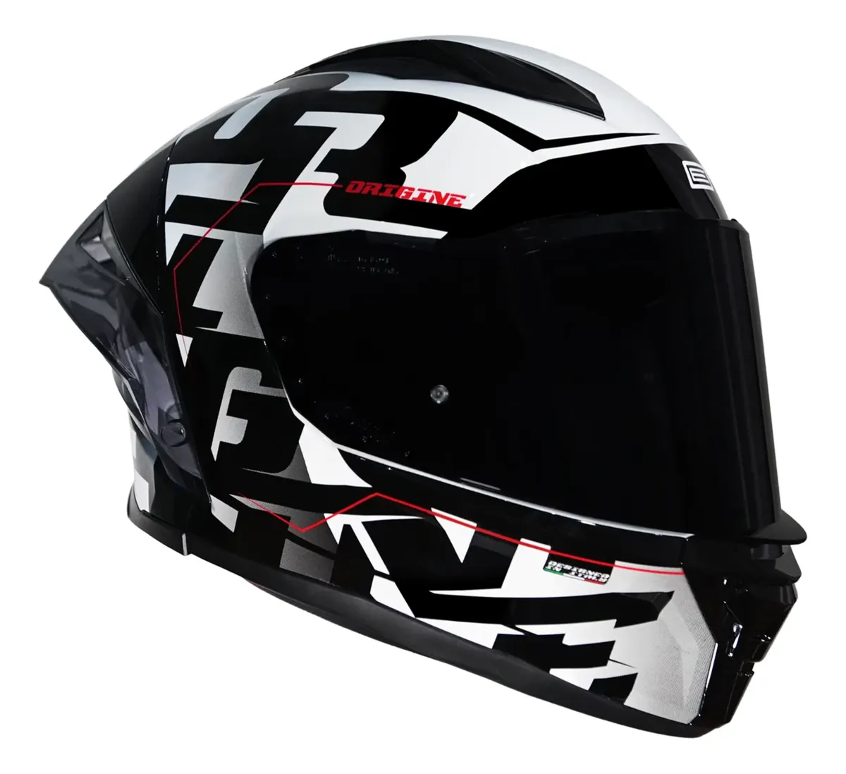 Capacete Origine Pista Mugello White Gloss - Imagem 3