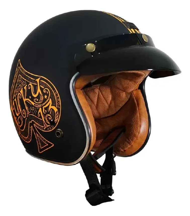 Capacete Origine Primo Red Spade Orange Matt - Imagem 3