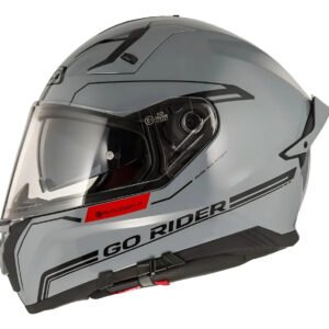 Capacete Nzi Go Rider Solid Noveau Cinza Nardo