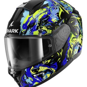 Capacete Shark Ridill 2 Raging Beast Kbg | Azul Brilhante