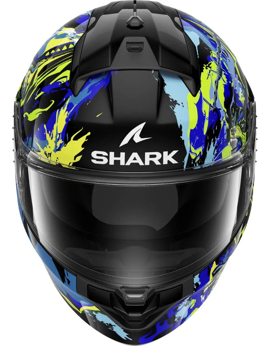 Capacete Shark Ridill 2 Raging Beast Kbg | Azul Brilhante - Imagem 4