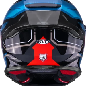 CAPACETE KYT R2R PARSEC BLK/BLUE/RED