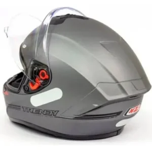 Capacete Nzi Trendy 3 Solid Nouveau Antracite Brilhante